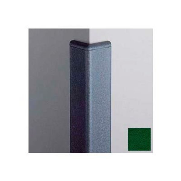 Surface Mounted Corner Guard 90Deg, 2'' Wings, 12' Height W/Caps, Hunter GRN, Pawling, Mfr#: CG-20-12-156